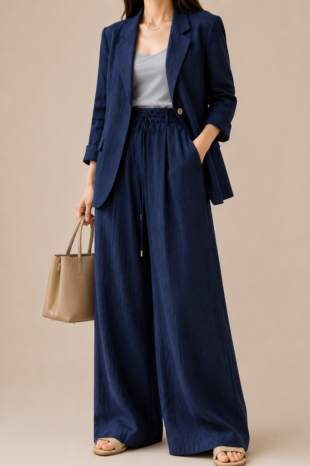Effortless Elegance Tencel Suit Set