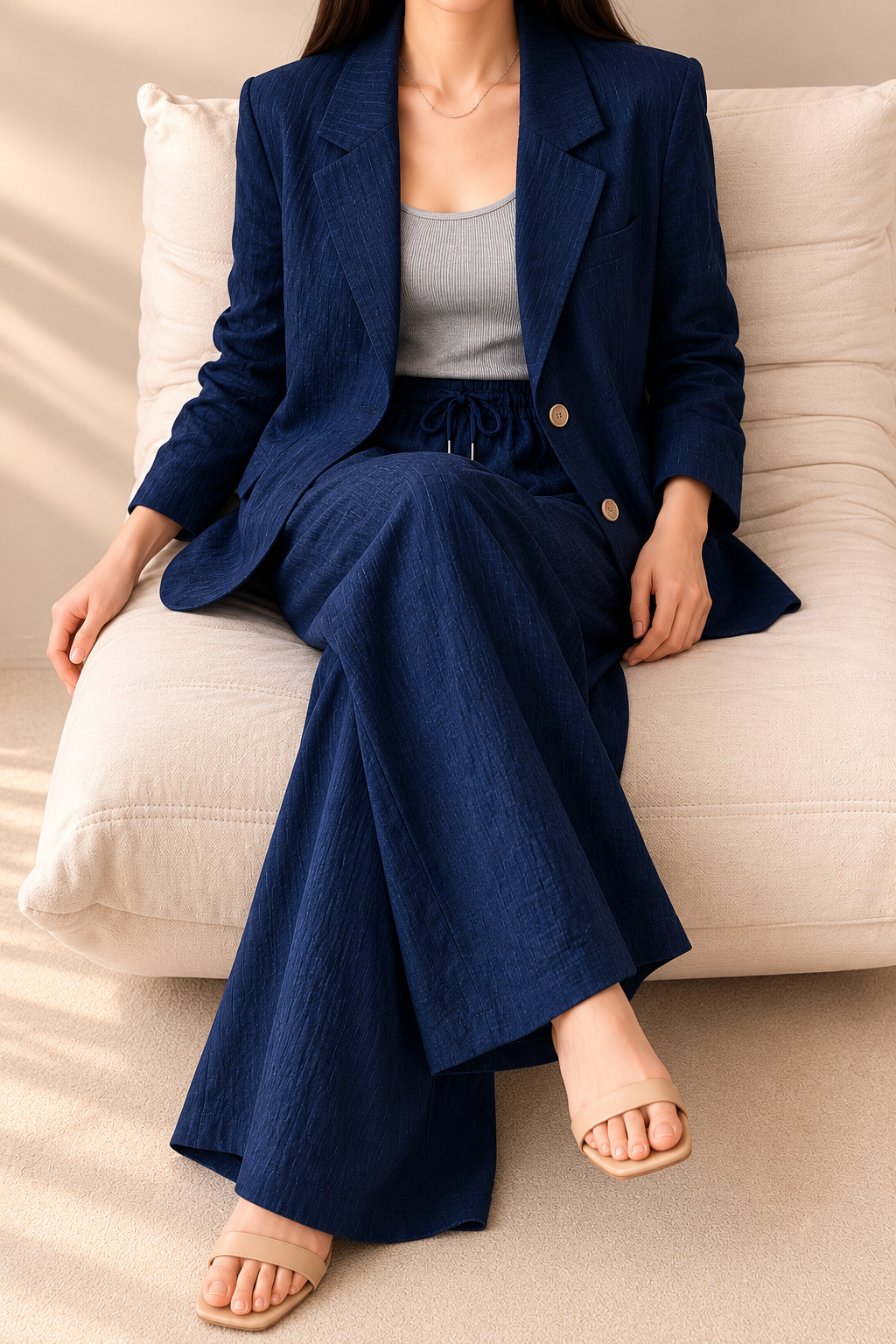 Effortless Elegance Tencel Suit Set