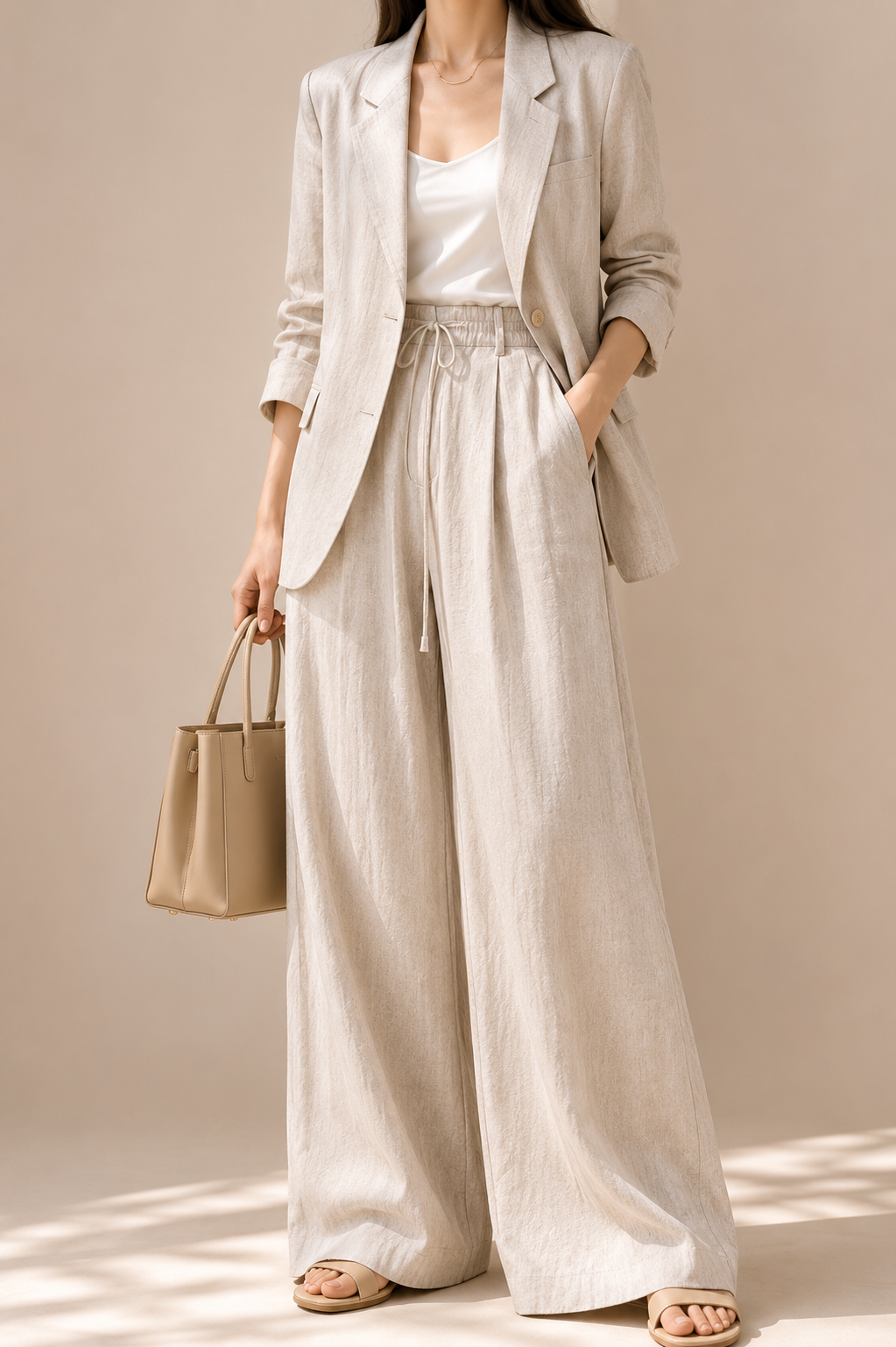 Effortless Elegance Tencel Suit Set