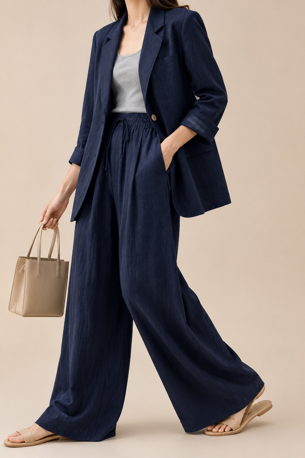 Effortless Elegance Tencel Suit Set