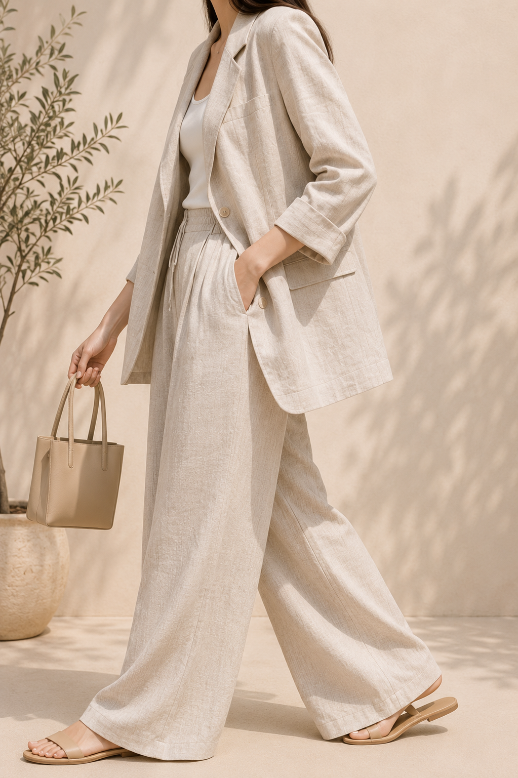Effortless Elegance Tencel Suit Set