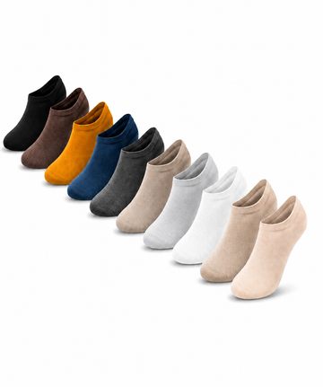 Women’s Bamboo Boat Socks Pack of 10