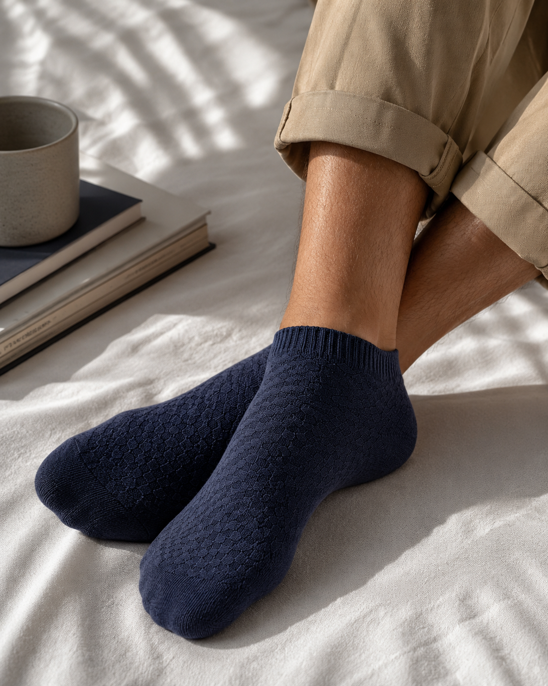Men’s Bamboo Low-Cut Comfort Socks Pack of 5