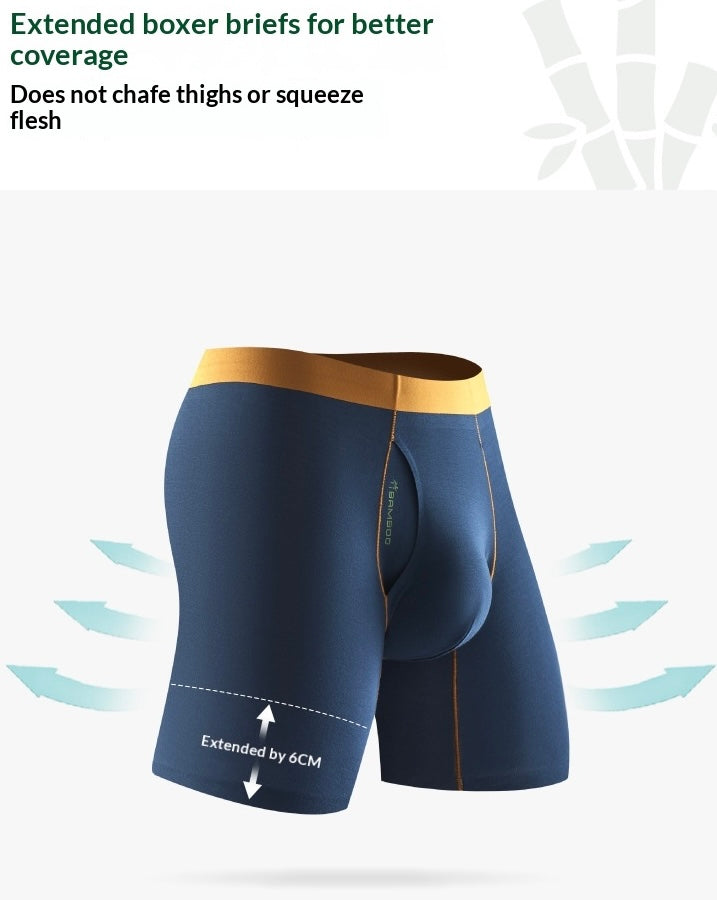 Men's Extended-length Athletic Boxer Briefs- Pack of 7