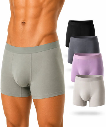 Men’s Bamboo Seamless Boxer Briefs Pack of 5