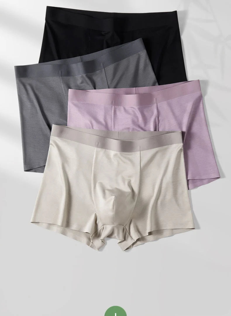 Men’s Bamboo Seamless Boxer Briefs Pack of 5